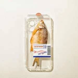 Salted Fish Transparent Phone Case for IPhone